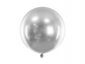 Balon rotund 60 cm, Glossy Argintiu