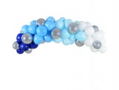 Ghirlanda baloane latex, Blue 200 cm