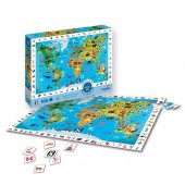 Puzzle Harta Lumii 100 Pcs