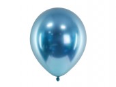Set 50 baloane latex Glossy Blue, 30 cm