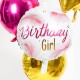 Balon Heliu - Girl Feathers - Folat