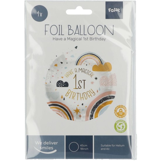 Balon Heliu - 1st Rainbow - Folat