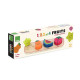 Puzzle incastrat din lemn - 1,2,3,4 Fructe - Vilac Puzzle incastrat din lemn - 1,2,3,4 Fructe - Vilac