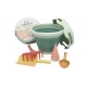 Set Jucarii pentru Nisip 7in1 - Verde - CompacToys Set Jucarii pentru Nisip 7in1 - Verde - CompacToys