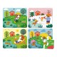 4 Puzzle - Anotimpuri 6 pcs