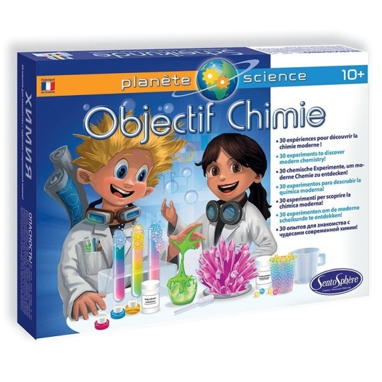 Set cu 30 experimente - Obiectiv CHIMIE