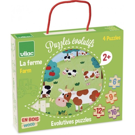 4 Puzzle – Ferma 6,9,12,16 pcs