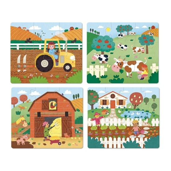 4 Puzzle – Ferma 6,9,12,16 pcs