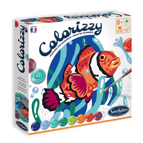 Kit creativ pictura pe numere - Colorizzy Pesti - Sentosphere