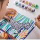 Kit creativ pictura pe numere - Colorizzy Zebra si Leopard - Sentosphere