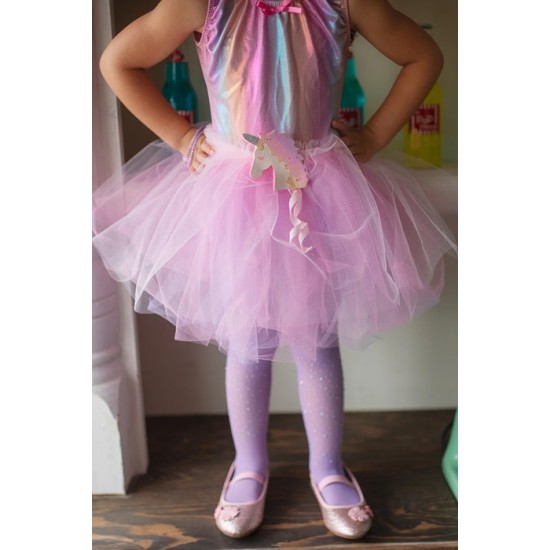 Tutu unicorn roz lila 4-6 ani - Great Pretenders 