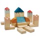 Cuburi creative din lemn - Joc pentru construit - Plan Toys