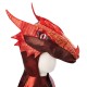 Costum dragon rosu copii 4/5 ani - Pelerina Dragon Ruby Metalic - Great Pretenders