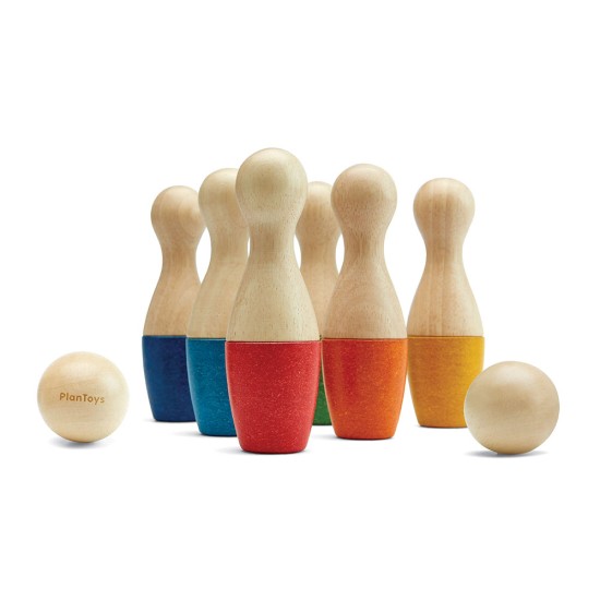 Joc de bowling din lemn - Plan Toys