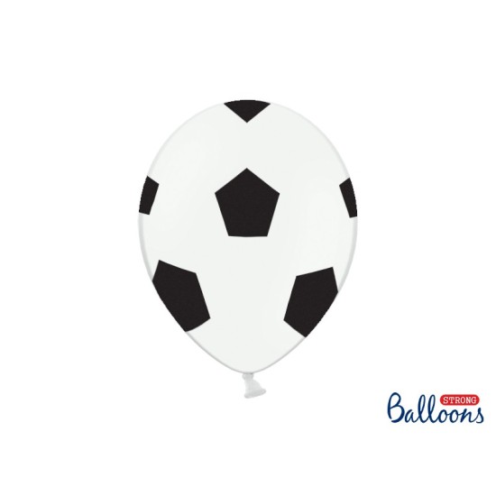 6 Baloane 30 cm Football