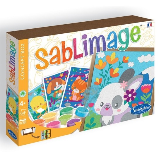 Kit creativ cu nisip colorat - Sablimage Animale de companie - Sentosphere