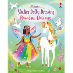 Sticker Dolly Dressing Rainbow Unicorns