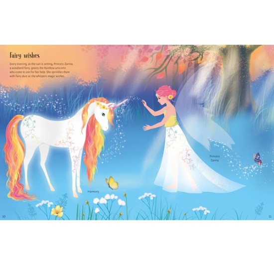 Sticker Dolly Dressing Rainbow Unicorns