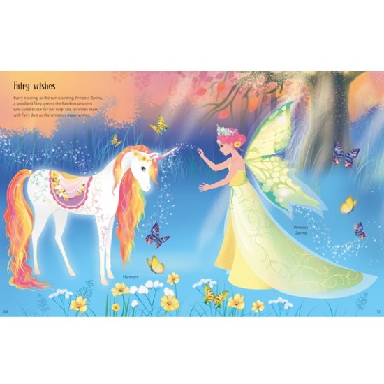 Sticker Dolly Dressing Rainbow Unicorns