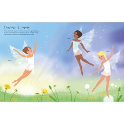 Sticker Dolly Dressing Ballet and Dancing Fairies