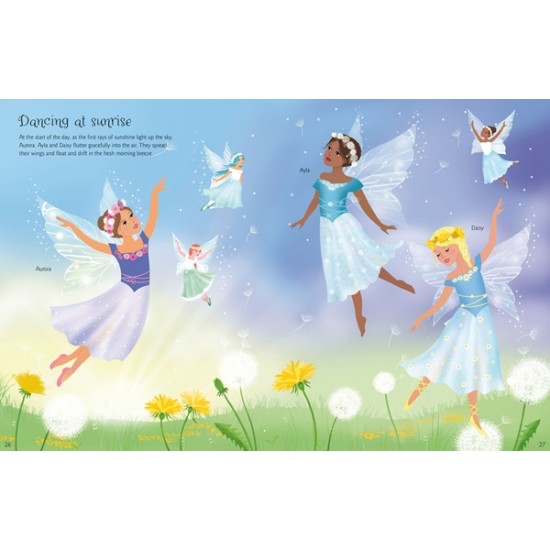 Sticker Dolly Dressing Ballet and Dancing Fairies