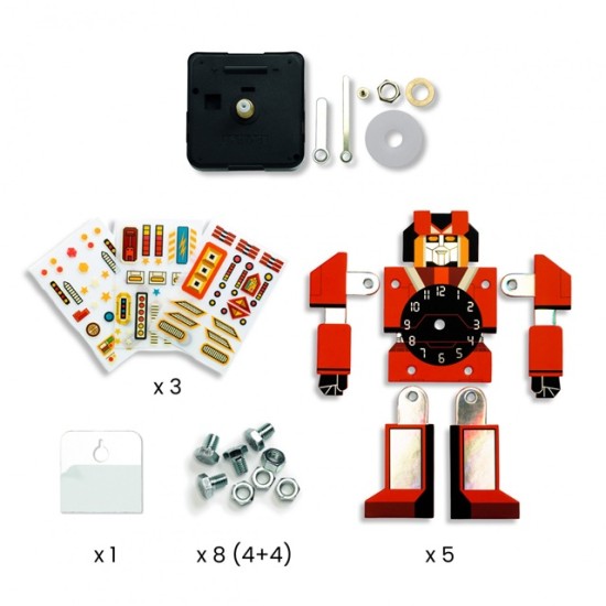 Joc creativ DIY Ceasul robot - Djeco