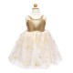 Rochie Aurie cu Stelute 3/4 ani - Great Pretenders Rochie Aurie cu Stelute 3/4 ani - Great Pretenders