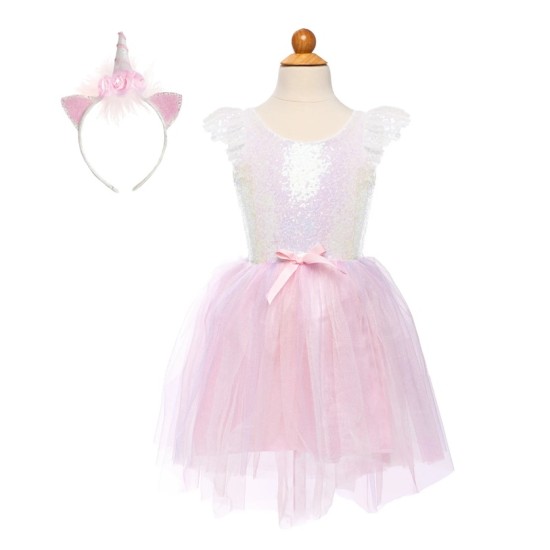 Rochie Unicorn Roz Dreamy 3/4 ani - Great Pretenders