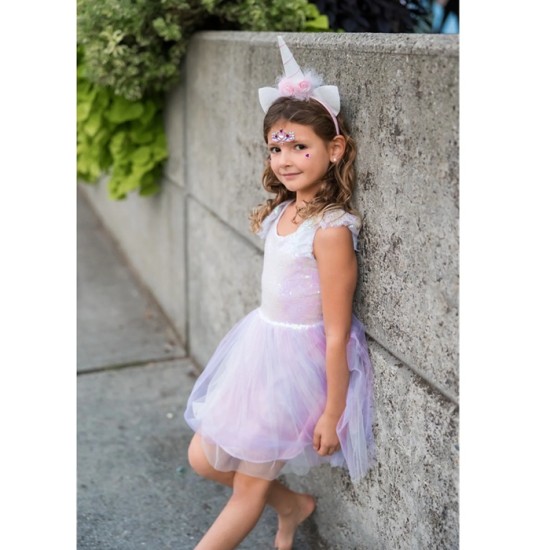 Rochie Unicorn Roz Dreamy 3/4 ani - Great Pretenders