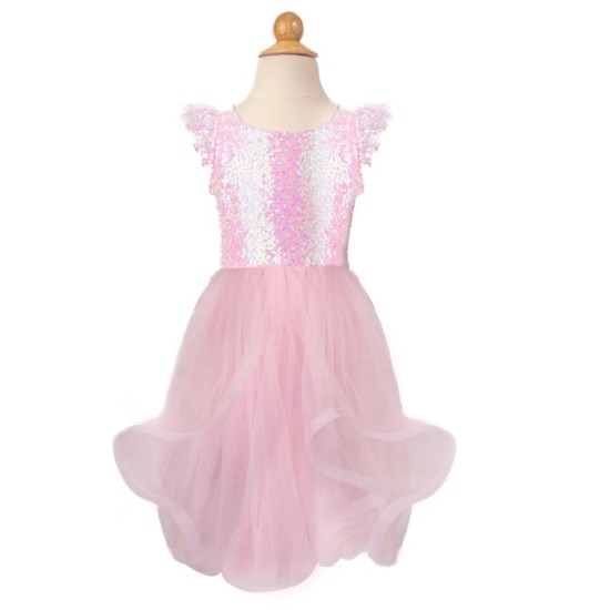 Rochie Paiete Roz 5/6 ani - Great Pretenders