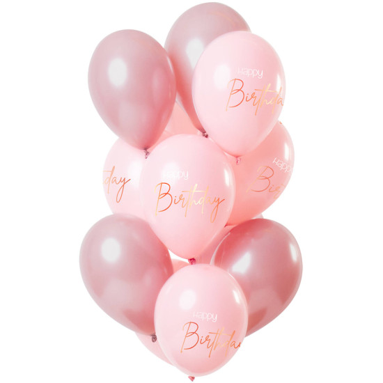 Set 12 Baloane din latex - Elegant Lush Blush 30 cm - Folat