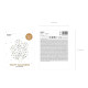 Set 6 Baloane din latex - Alb cu Stelute 30 cm - Party Deco