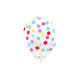 Set 6 Baloane din latex - Confetti Multicolor - Party Deco