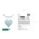 Balon Heliu - Inima Misty Blue - Party Deco