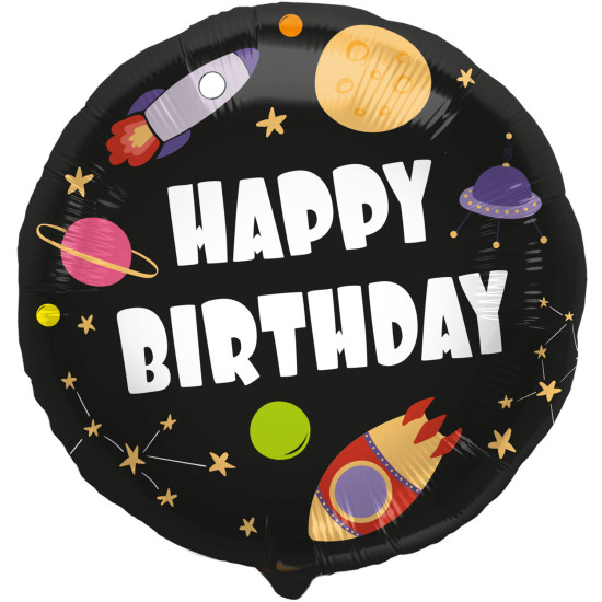 Balon Heliu - Happy Birthday Spatiu - Folat