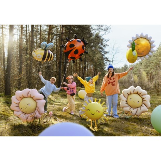 Balon Heliu - Floare 104x104 cm - Party Deco Balon Heliu - Floare 104x104 cm - Party Deco