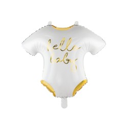 Balon Hello Baby White 51x45 cm