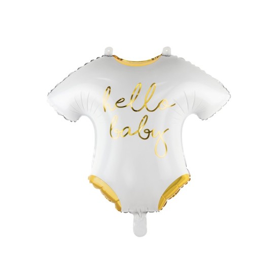 Balon Hello Baby White 51x45 cm