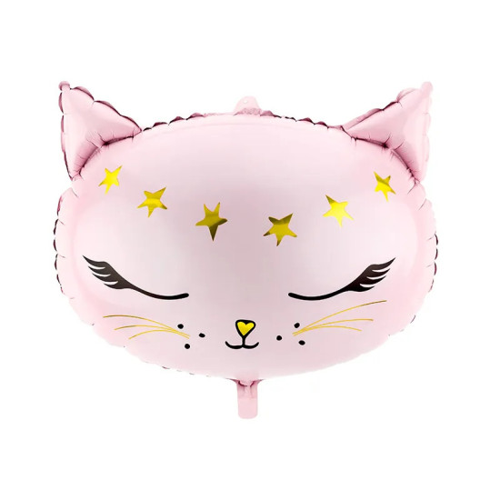 Balon Heliu - Pisica Roz - Party Deco