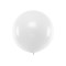 Balon rotund 1 m, Alb Pastel