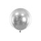 Balon rotund 60 cm, Glossy Argintiu