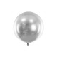 Balon rotund 60 cm, Glossy Argintiu