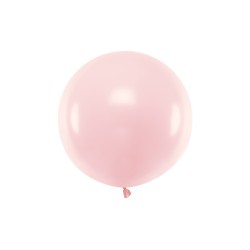 Balon rotund 60 cm, Roz Pastel