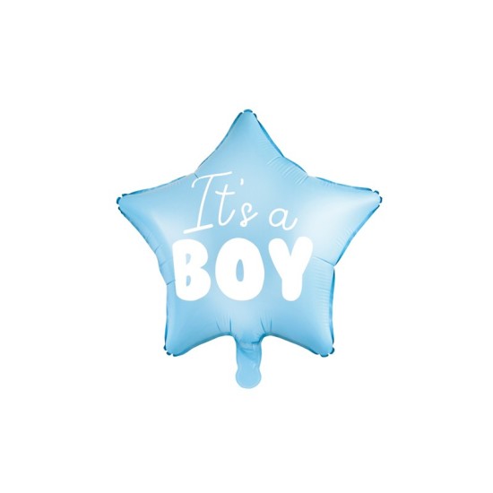 Balon Stea Albastru It's A Boy 48 cm