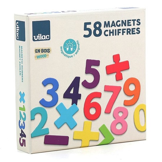 Cifre magnetice din lemn - Vilac Cifre magnetice din lemn - Vilac