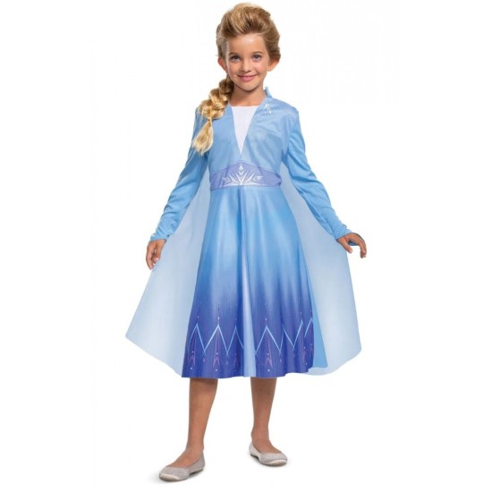 Costum Elsa Frozen Calatorie Clasic 3-4 ani