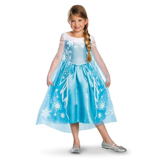 Costum Elsa Frozen Deluxe 3-4 ani