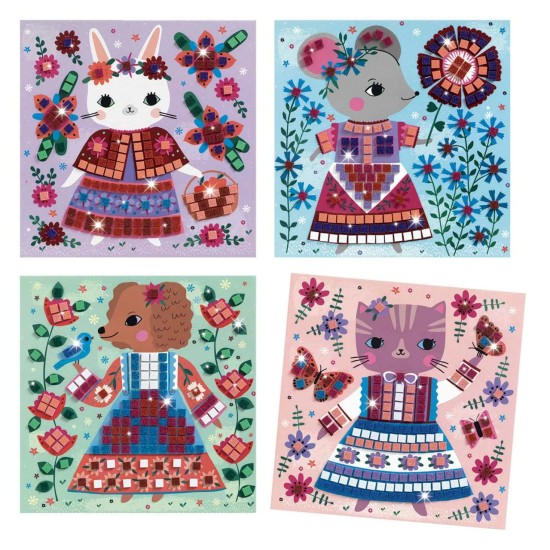 Joc creativ mozaic - Animale de companie - Djeco Joc creativ mozaic - Animale de companie - Djeco