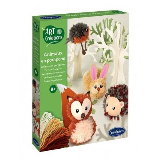 Kit Creativ Animale din Pompoane