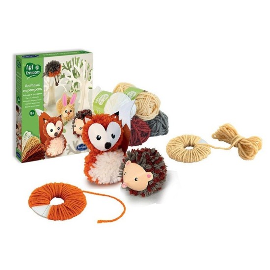 Kit Creativ Animale din Pompoane